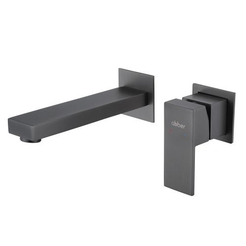 Смеситель для раковины ABBER Daheim AF8212NG скрытого монтажа, никель