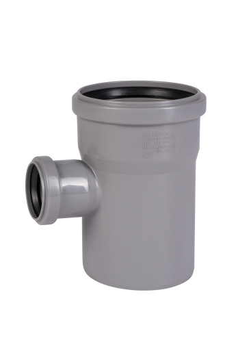 Тройник 110x50x87° прямой, PP HTEA Ostendorf внутренняя канализация