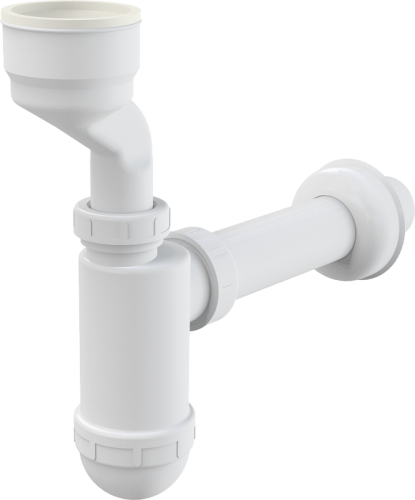 Сифон Alcaplast для писсуара с манжетой A45A