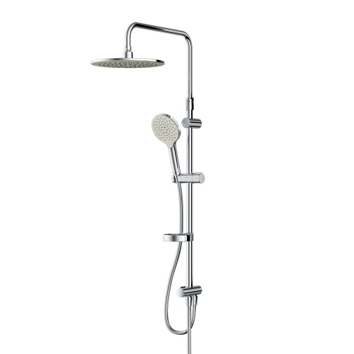 Душевая система Am.Pm Like F0780064 хром: переключатель, стойка с верхним душем, ручной душ