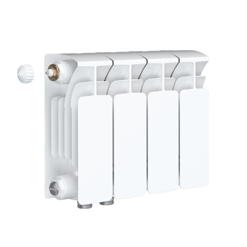 Биметаллический радиатор Rifar Base 200 Ventil VL - 4 секции, нижнее слева, белый