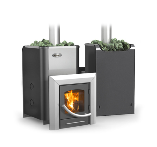 Дровяная банная печь Ермак-Элит 20-ПС