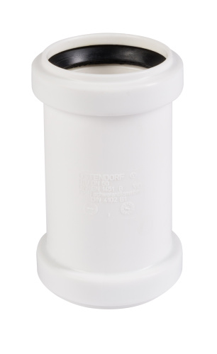 Муфта 50 белая, надвижная, ремонтная HTU Ostendorf внутренняя канализация