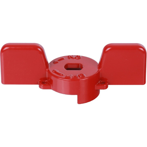 Ручка-бабочка для шарового крана 1"- 1 1/4" (Красная) Stout SVB-BUT-1114-02