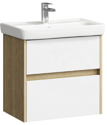Тумба с умывальником AQWELLA City 60 дуб балтийский CI0106DB