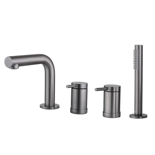 Смеситель для ванны ABBER Emotion AF8813NG на борт ванны, никель