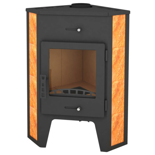 Печь-камин Мета «Пехорка-6» угловая, 6,0 кВт