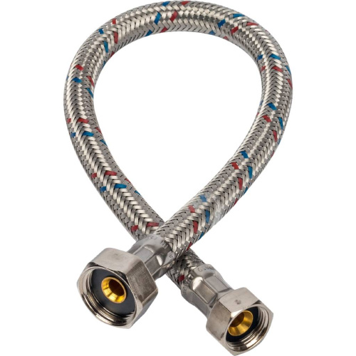 Подводка для воды 3/8"x1/2" гайка-гайка, длина 40см Stout