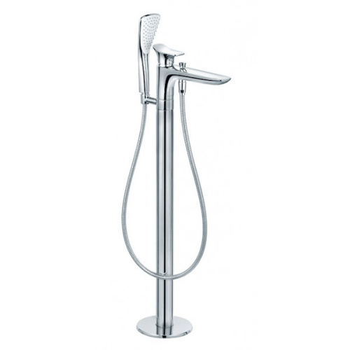 Смеситель для ванны Kludi Ambienta 535900575 хром, напольный, не поворотный излив (215мм)