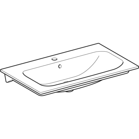 Встраиваемая раковина Geberit Renova Plan 122280000