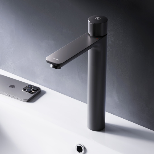 Смеситель для раковины AM.PM X-Joy F85A92522 TouchReel высокий, чёрный