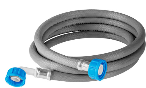 Заливной шланг для стиралиных машин 3/4"-3,5 м серый