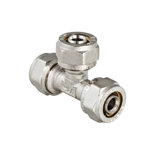 Тройник обжим Valtec 16х16х16 металлопластик VTm.331.N.161616