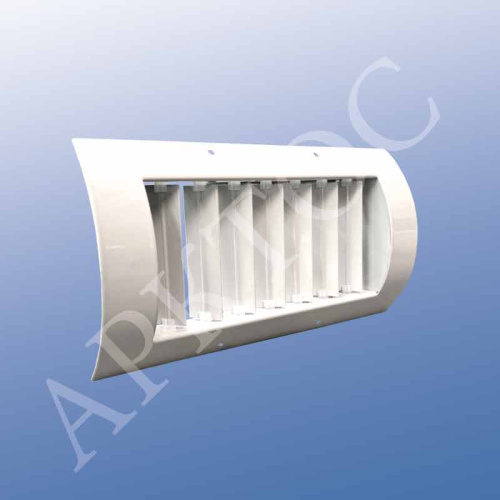 Однорядная решетка КМУ 600х250 Арктос