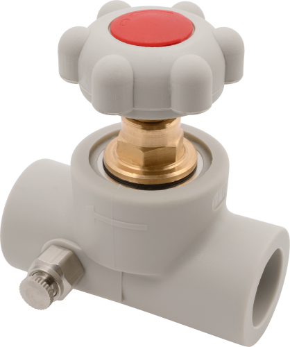 Вентиль с дренажом FV-plast 40х40 полипропилен AA275040000