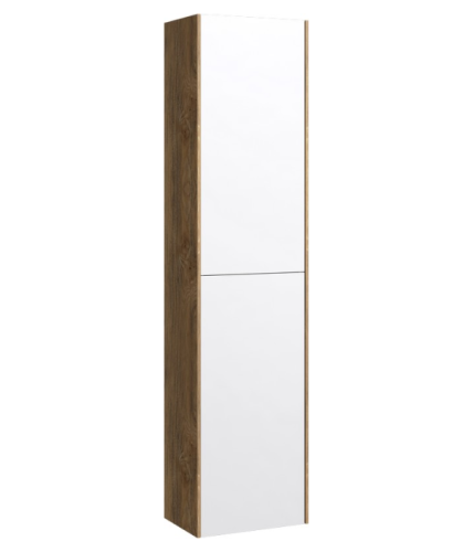 Пенал AQWELLA Mobi  36,5 Дуб балтийский MOB0535DB+MOB0735W