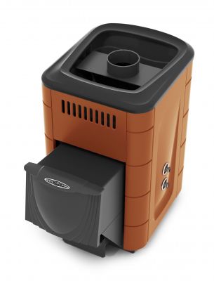 Банная печь Компакт 2017 Carbon ДА ТО терракота