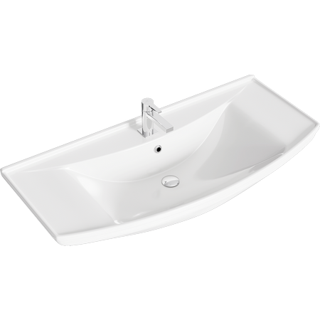 Тумба с умывальником AQWELLA Allegro 105,5 Белый Agr.01.10/2