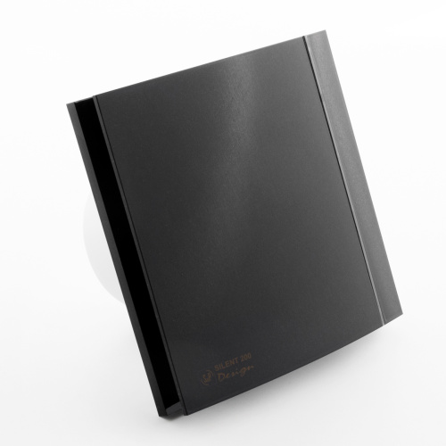 Накладной вентилятор Soler&Palau SILENT-200 DESIGN CZ BLACK 4C