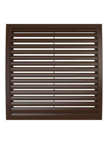 3535РРН кор, Решетка наружная ASA вентиляционная вытяжная 350х350, коричневая