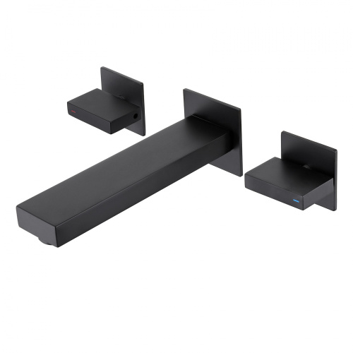 Смеситель для раковины ABBER Daheim AF82122B скрытого монтажа, черный матовый