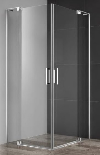 Душевой уголок 100x110 Cezares SLIDER-A-2-100/110-C-NERO