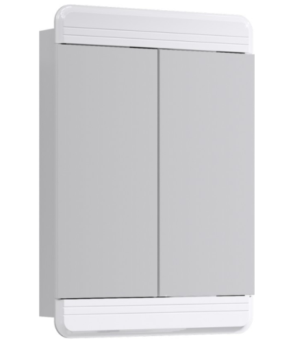 Зеркальный шкаф AQWELLA Corsica 60 белый Kor.04.06