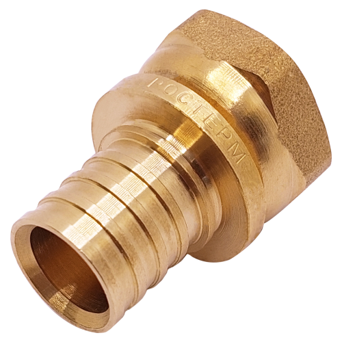 Соединитель с накидной гайкой РОСТерм 16x1/2"В PE-x 16COUPNUT12