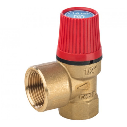 Предохранительный клапан Stout 1/2"x2,5 бар для отопления SVS-0001-002515