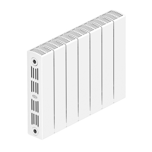 Биметаллический радиатор Rifar SUPReMO 350 - 7 секций, боковое, белый