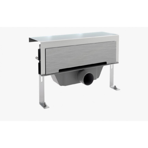 Щелевой душевой лоток MIANO 360мм матовая панель, боковой слив D50