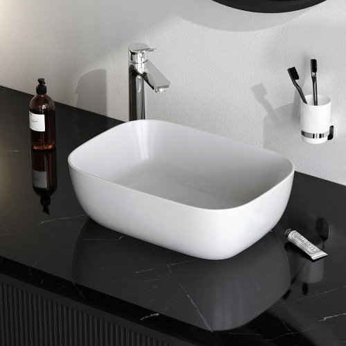 Раковина накладная 45 Am.Pm Func M8FWCC10450WG белый, санфарфор