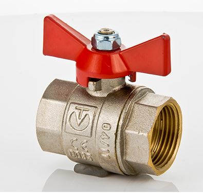 Кран шаровой 3/4"ВВ ручка бабочка Valtec Base VT.217.N.05