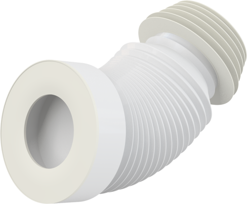 Гофра Alcaplast для унитаза L 200-520 мм A97S