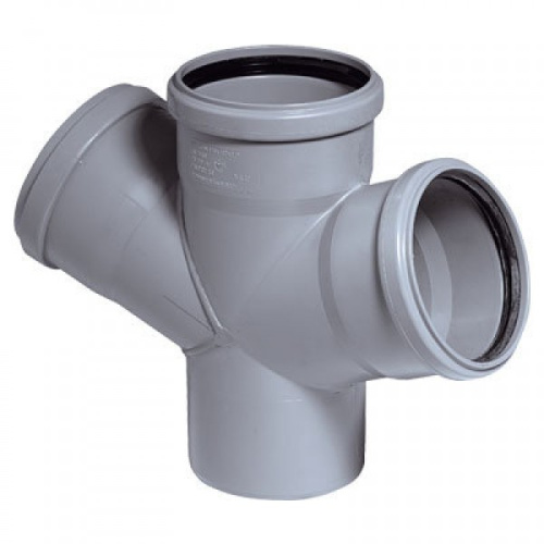 Крестовина 110x67° одноплоскостная HTDA Ostendorf внутренняя канализация