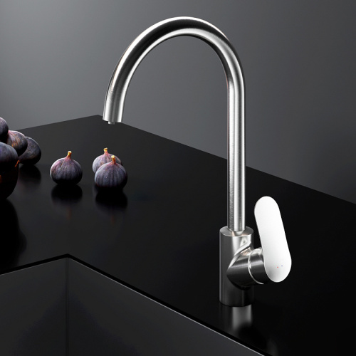 Смеситель для кухни AM.PM Like F8007711 с каналом питьевой воды, сатин