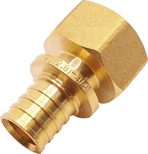 Соединитель РОСТерм 20x3/4"В латунь PE-x 20COUP34INT