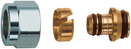 Концовка для м-пл. труб 16х2 евроконус 1/2" FAR