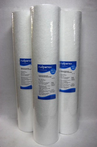 Картридж фильтра Гидротек PPF 20BB на 10 микрон для горячей и холодной воды