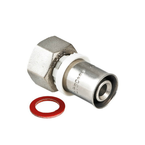 Соединитель с накидной гайкой пресс Valtec 16х1/2"В металлопластик VTm.222.N.001604