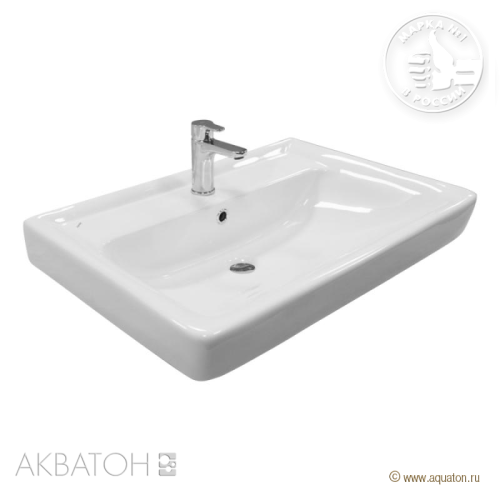 Раковина Акватон Тигода-80 мебельная 1WH302084