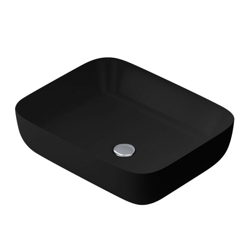 Раковина накладная 51 Am.Pm Func M8FWCC10510BM черный матовый, санфарфор