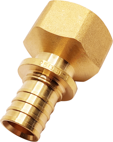 Соединитель РОСТерм 25x1"В латунь PE-x 25COUP1INT