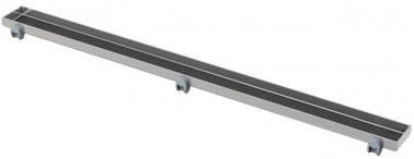 Решетка Alcaplast TILE-850 для водоотводящего желоба APZ12, для кладки плитки или водонепроницаемого дерева, нержавеющая сталь, L 850 мм