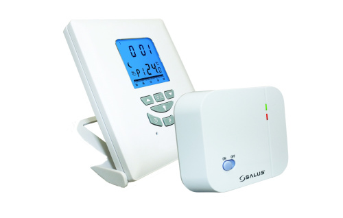 Радиотерморегулятор настольный Salus T105RF недельный, с ЖК-дисплеем