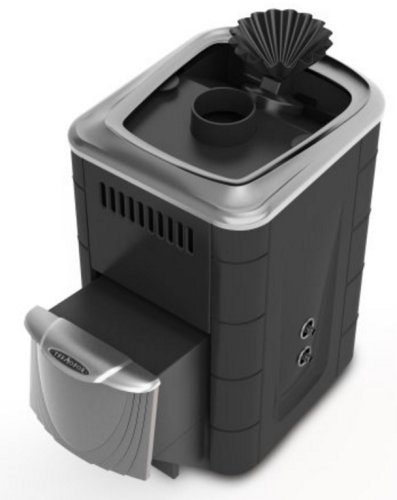 Банная печь Гейзер Мини 2016 Carbon ДН ЗК ТО антрацит Термофор