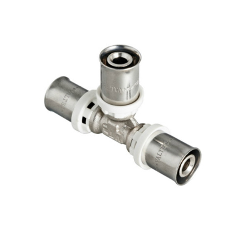 Тройник пресс Valtec 20х16х20 металлопластик VTm.231.N.201620