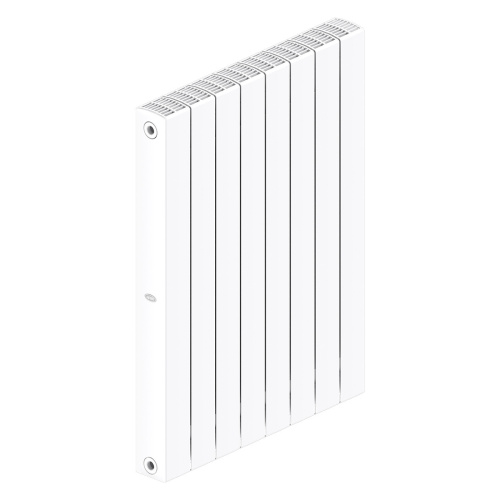 Биметаллический радиатор Rifar SUPReMO 800 - 8 секций, боковое, белый