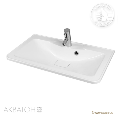 Раковина Акватон СИЕНА М 750 мебельная 1A70613KSN010