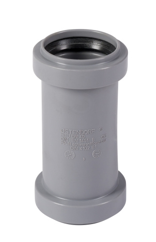 Муфта 40 надвижная, ремонтная HTU Ostendorf внутренняя канализация